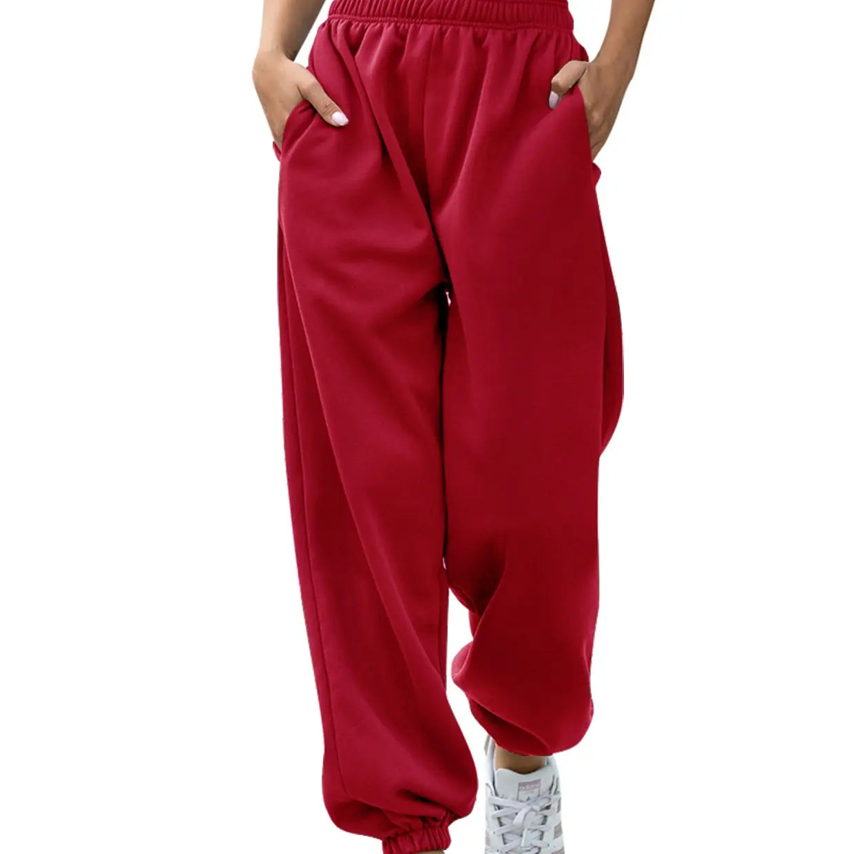 Women'S High Waisted Sweatpants Workout Active Joggers Pants Baggy Lounge Bottoms
