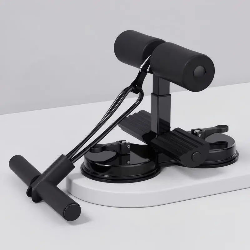 Sit up Exercise Equipment for Home Workouts,Sit up Bar for Floor with Foot Holder,Abs Workout Equipment,Sit up Assistant Device,Ab Crunch Machine,Sit up Foot Anchor with Rubber Suction Cup