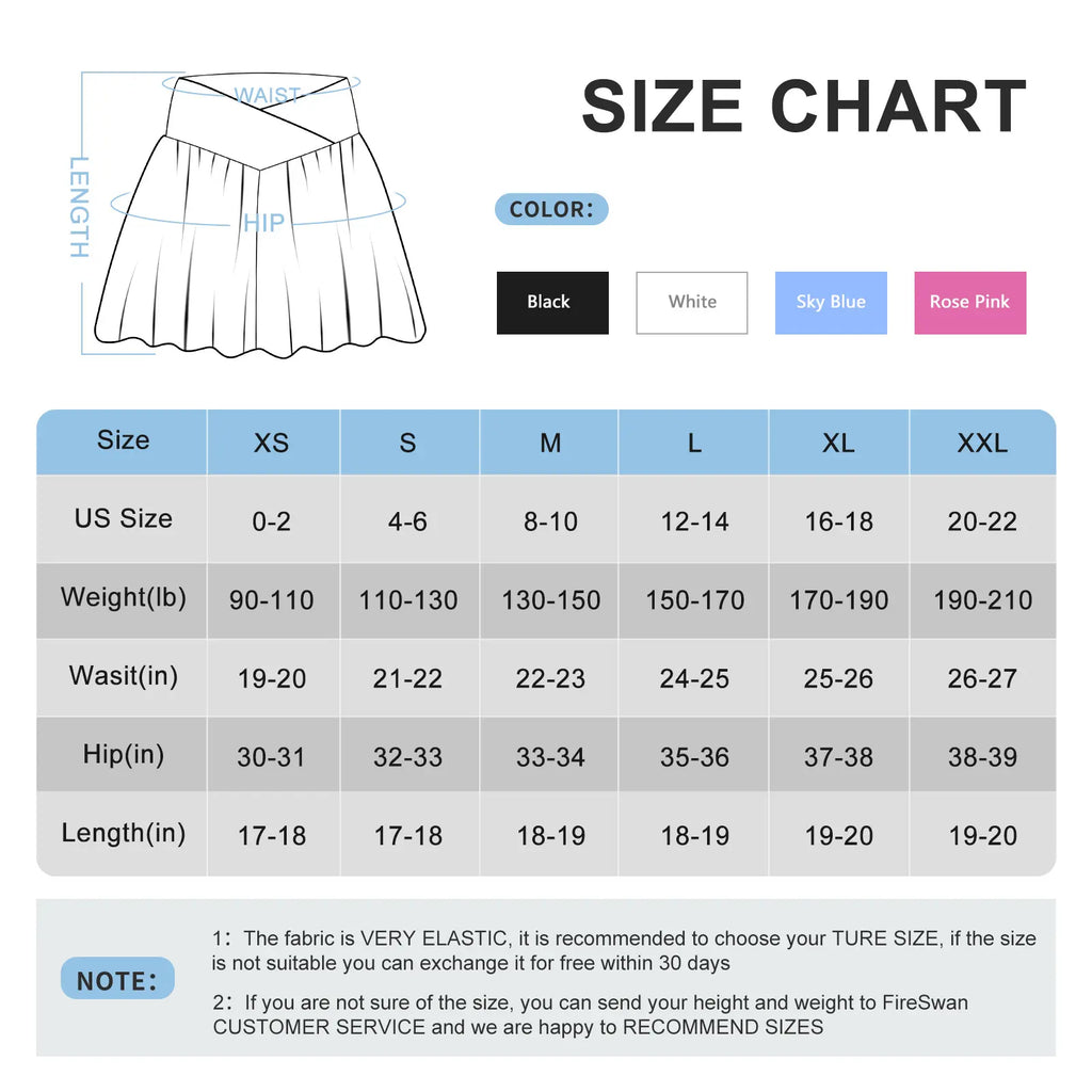Fireswan Crossover Athletic Shorts for Women 2 in 1 Flowy Running Shorts with Pockets Spandex Butterfly Workout Tennis Skorts