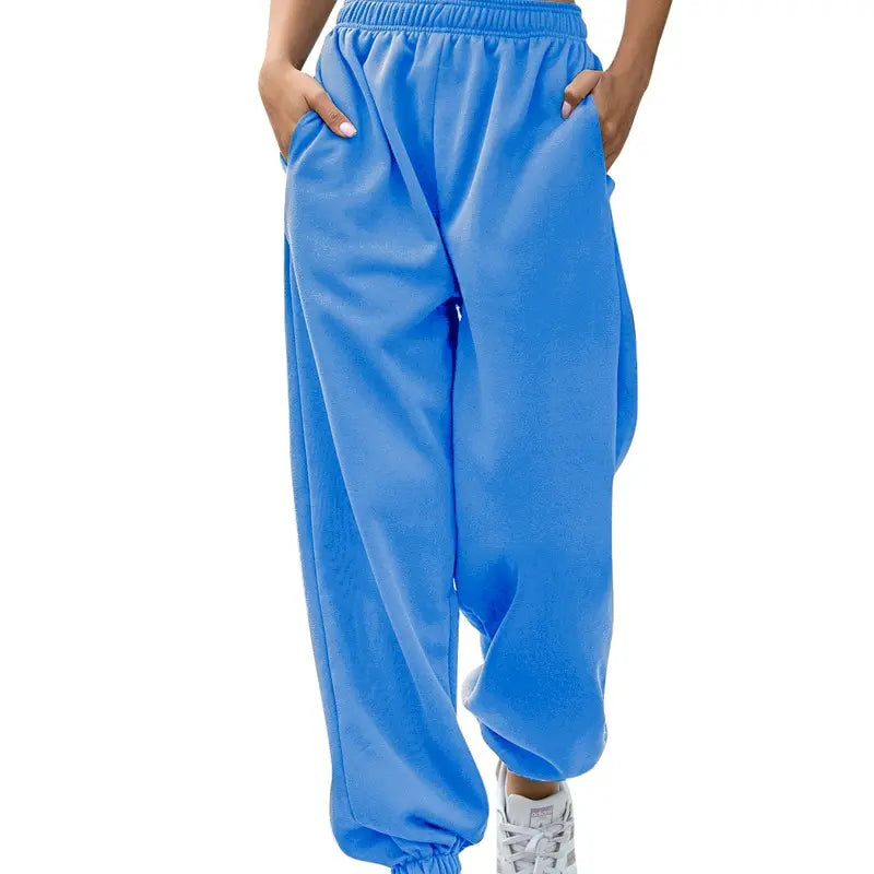 Women'S High Waisted Sweatpants Workout Active Joggers Pants Baggy Lounge Bottoms